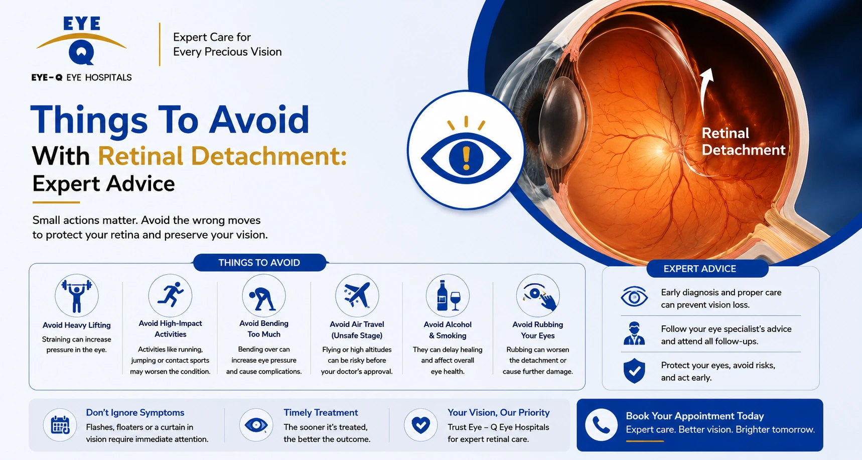 Things To Avoid With Retinal Detachment