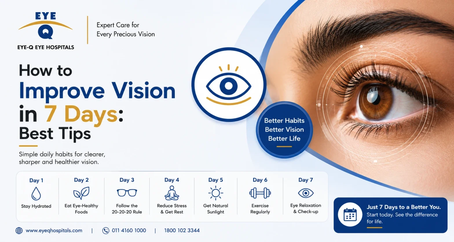 How to improve vision in 7 days