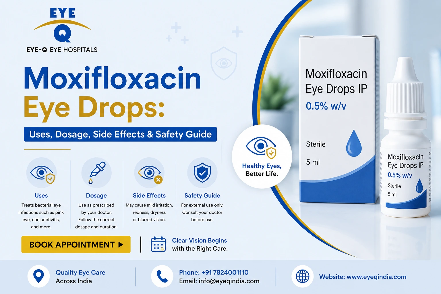 Moxifloxacin Eye Drops