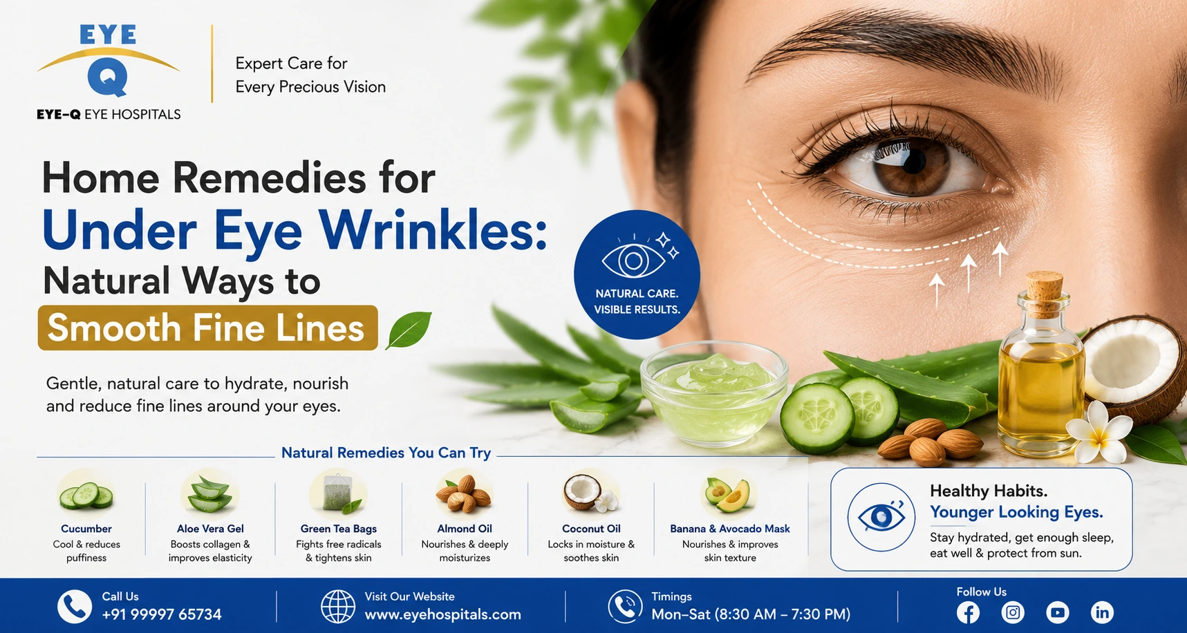 Home Remedies for Under Eye Wrinkles